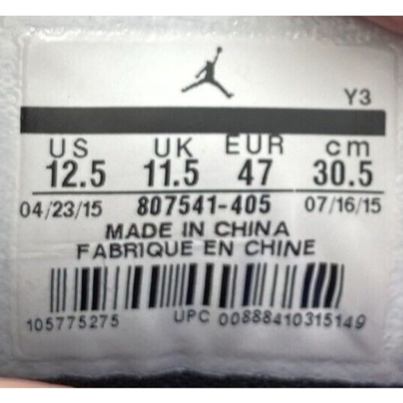 🔥 Air Jordan CP3.VIII AE Blue/Black/Orange Chris Paul PE 807541-405 Sz 12.5 - Picture 6 of 13